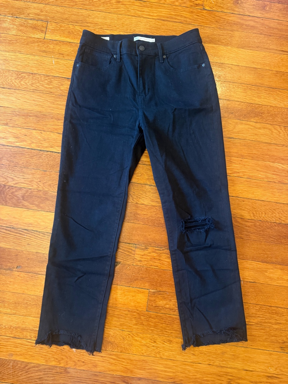Levi’s Black High Rise Straight Crop Jeans Women’s / Size 29